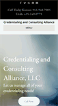 Mobile Screenshot of credentialingalliance.com