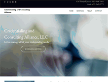 Tablet Screenshot of credentialingalliance.com